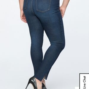 Peach Lift Step-Hem Skinny Jean